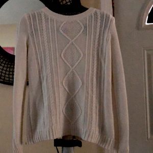 white cardigan sweater